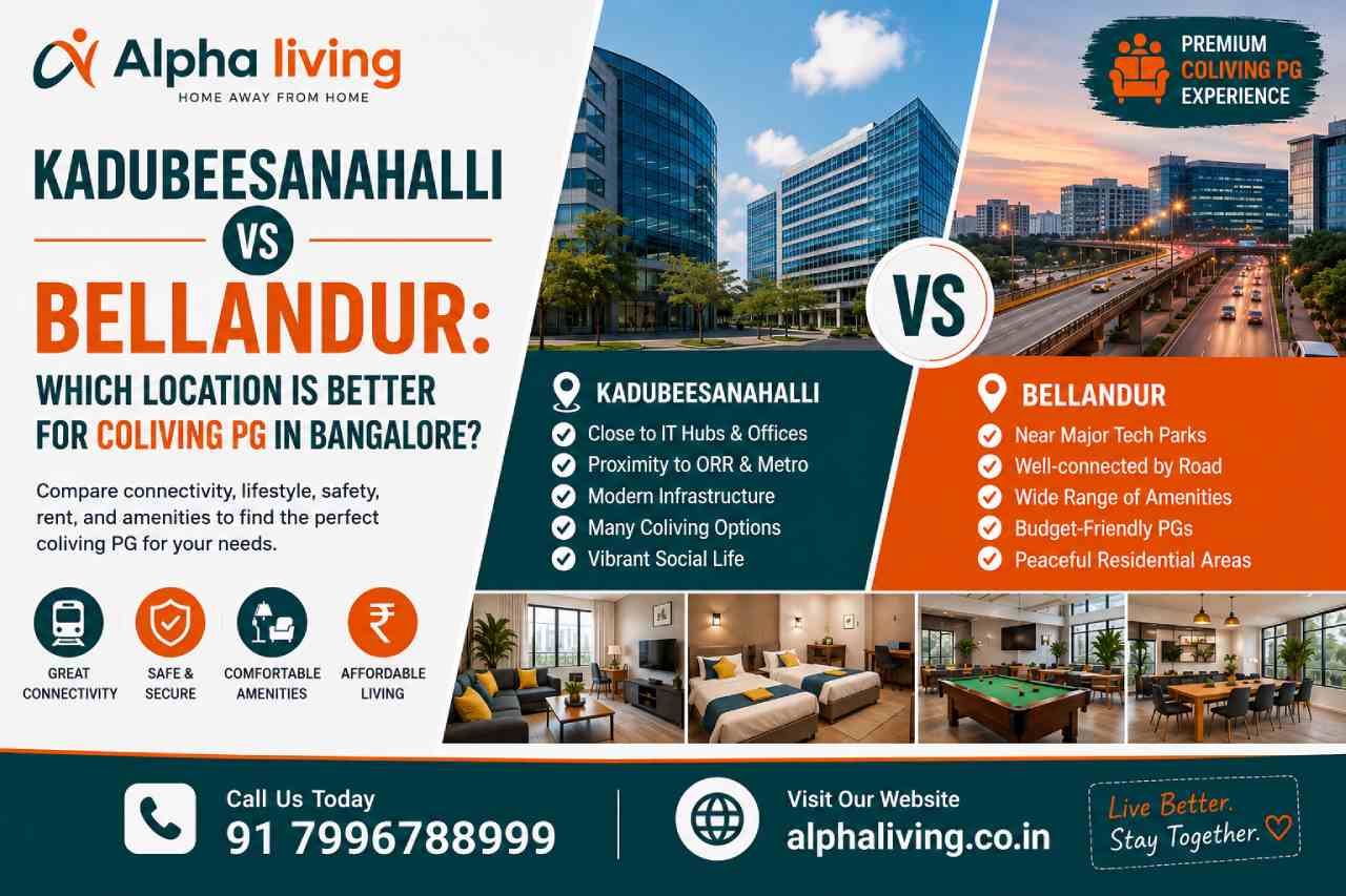 Best coliving PG in Kadubeesanahalli